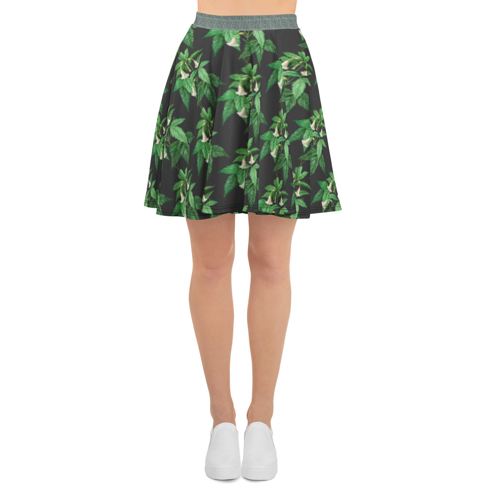 Botanical Muse All-Over Print Skater Skirt